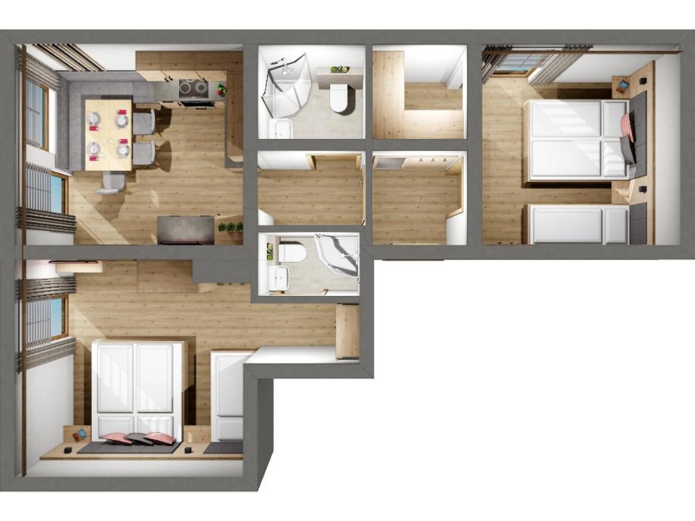 Appartement Gaestehaus Aloisia Хипах Екстериор снимка